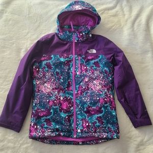 North Face girls Snowquest Jacket size L